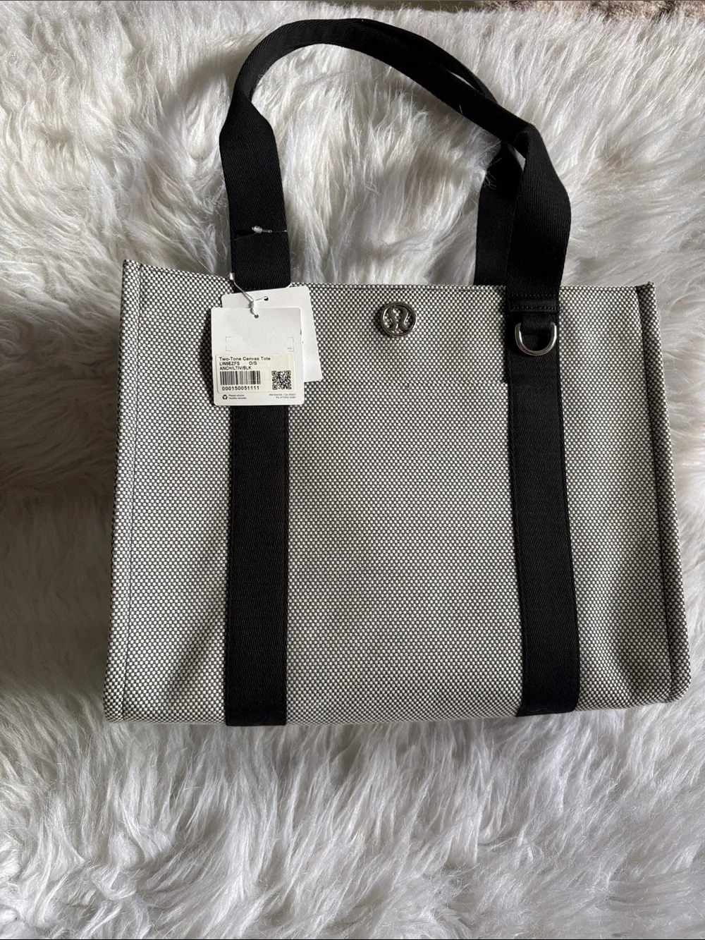 lululemon two-tone canvas Tote